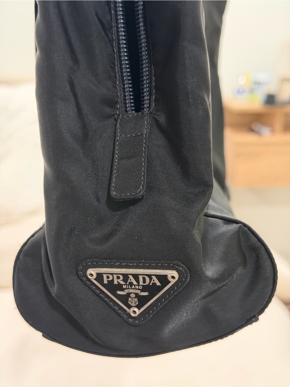 Prada Black Nylon Handbag